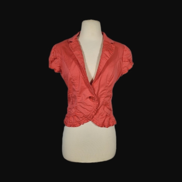 Women Business Casual Blazer Jackets Button Stretch Blazer Collar Suit Jacket-M - Picture 15 of 15